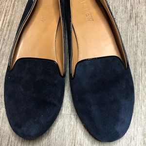 J. Crew navy blue flats